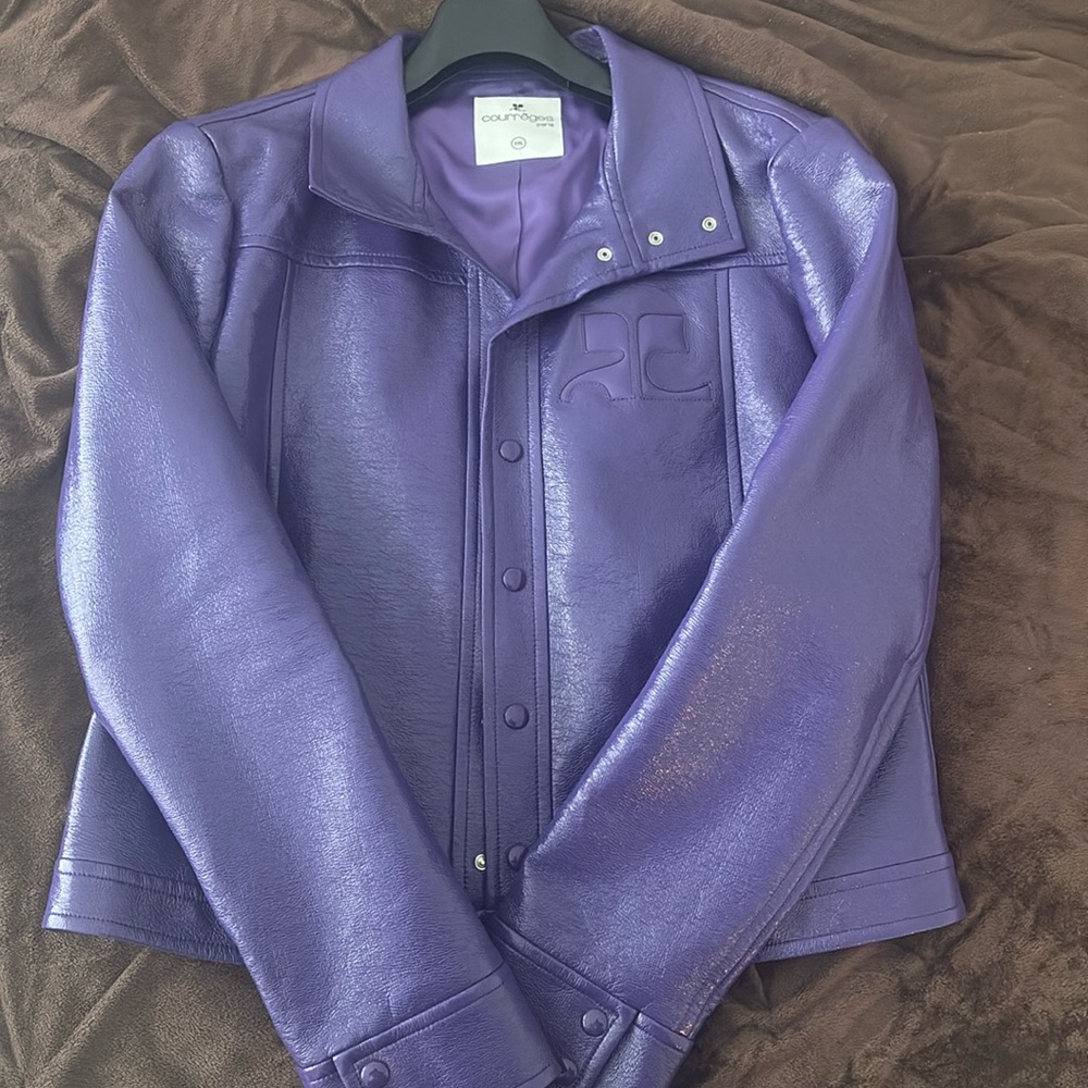 Brand New Courreges Leather Jacket